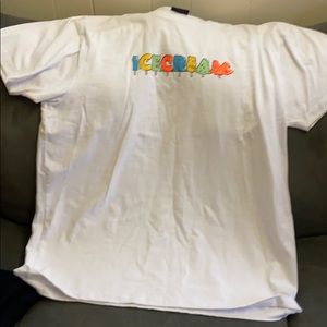 White ice cream tee